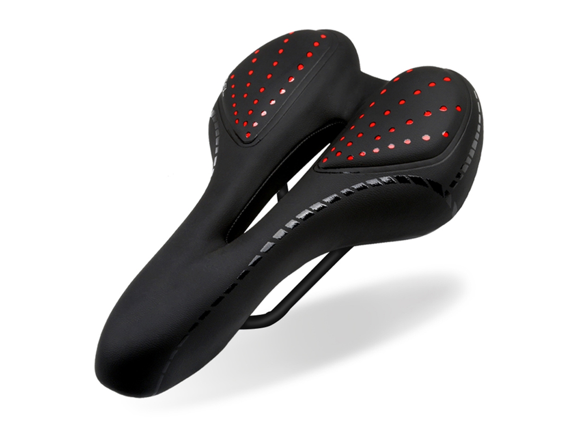2026-asiento De Bicicleta De Cuero Pu Transpirable Con Almohadilla Hueca, Confortable Y Antichoque Para Bicicletas De Carretera