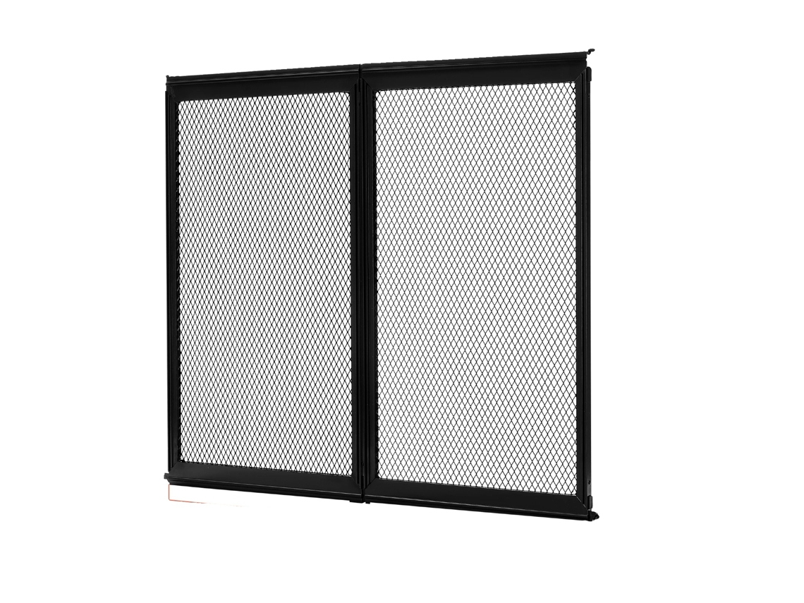 Protector de puerta mosquitera, aleación de aluminio duradera, fácil instalación, ancho 22.5 pulgadas, alto 20 pulgadas