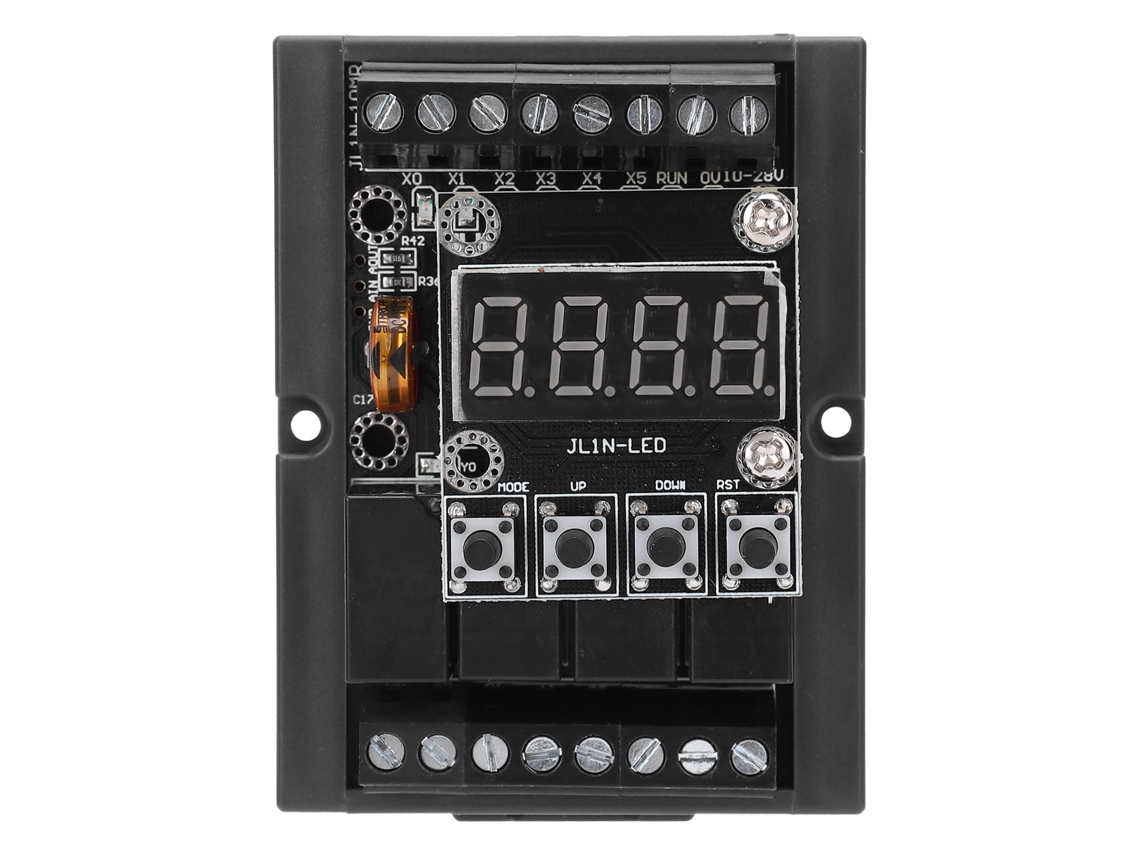 Placa De Control Industrial (plc) Jl1n-10mry Dc24v Con Relé Integrado Y Pantalla Digital.