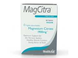 Complemento Alimentar HEALTH AID Magcitra 1900 Mg 60 Comprimidos