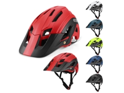 Casco Ligero Para Bicicleta Con Visor Desmontable 16 Aberturas Casco De Seguridad Para Montaña Y Carretera Adultos