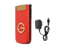 Teléfono Plegable Gsm Dual Sim Desbloqueado Con Batería De 4800 Mah, Botones Grandes Para Personas Mayores, Rojo G9000