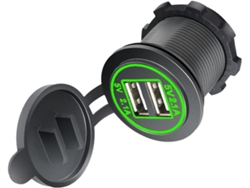 Cargador USB 12V/24V, enchufe de 2.1A, doble salida, ligero Jortmrd