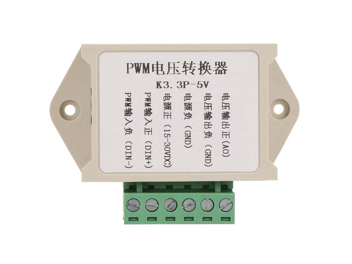 Convertidor De Voltaje Pwm Digital A Analógico 0-5v Interfaz Plc Industrial K3.3p-5v