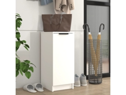 Mueble Zapatero De Madera Contrachapada Blanco 30x35x70 Cm