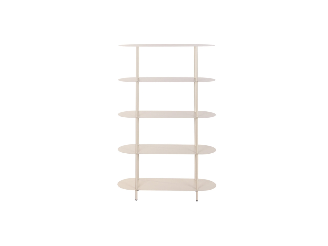Estanteria Hierro Kd Crema 90x30x150cm
