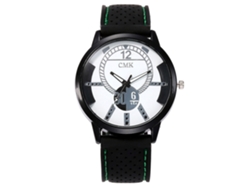 Reloj Deportivo Unisex Con Correa De Silicona, Reloj De Pulsera Verde Informal