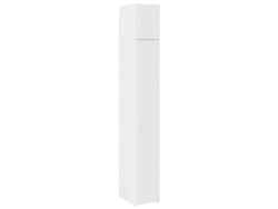 Armario De Almacenaje Estrecho VIDAXL Blanco Madera contrachapada