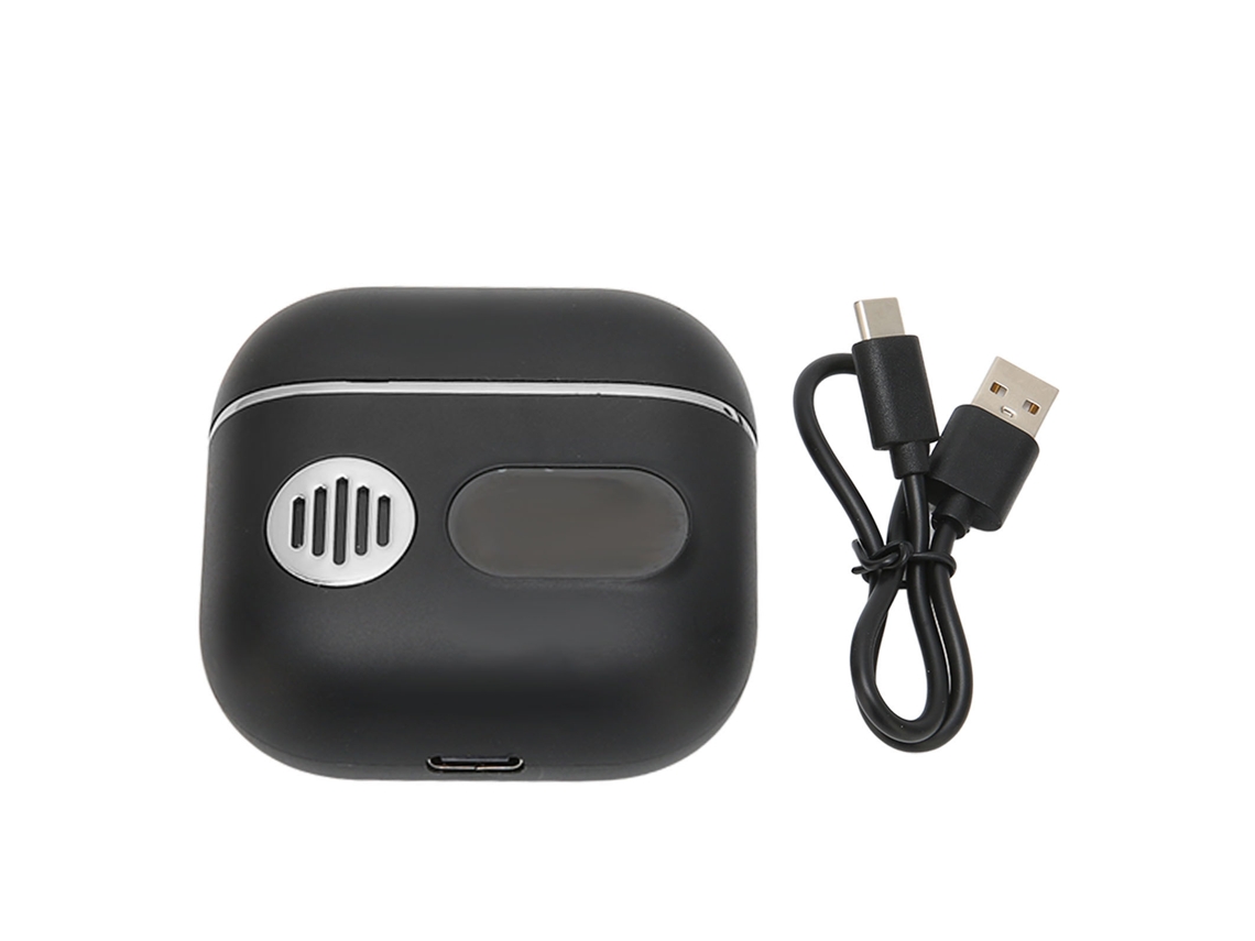 Auriculares Deportivos Inalámbricos Bluetooth Con Cancelación De Ruido Y Pantalla Led Para Hacer Ejercicio - Negro