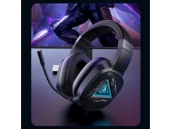 Fone De Ouvido Gamer Taiou Over-ear Com Bt5.2 2.4g Fio 3 Microfones Para Celular Pc Console