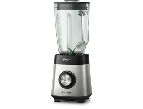 Batidora de Vaso PHILIPS 5000 series HR3573/90 (Negro - metálico - Metalizado - 1000 W - 2 L)