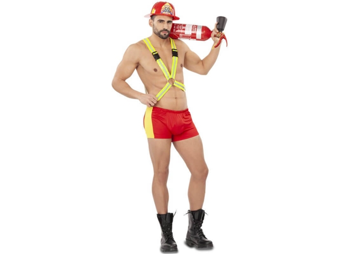 Disfraz de Hombre DISFRAZZES Bombero Sexy (Talla: M/L )