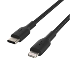 CABO BELKIN LIGHTNING-USB-C 2M BRAID PRT