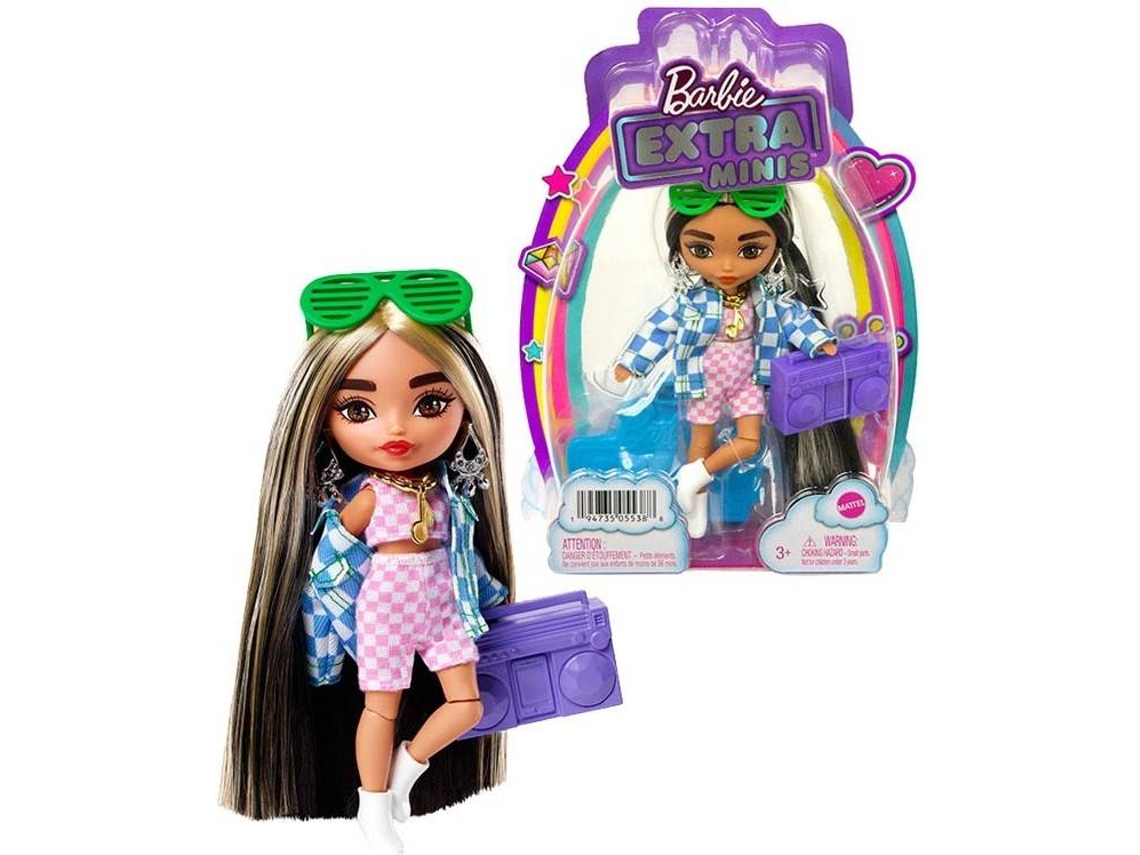 MuÃÂÃÂÃÂÃÂ±eca BARBIE Barbie Extra Mini Chaqueta Cuadros (Edad MÃÂÃÂÃÂÃÂ­nima: 3 AÃÂÃÂÃÂÃÂ±os)