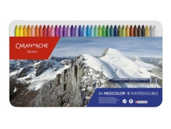Crayon CARAN D'ACHE Neocolor II Caja Metálica con 84 Colores