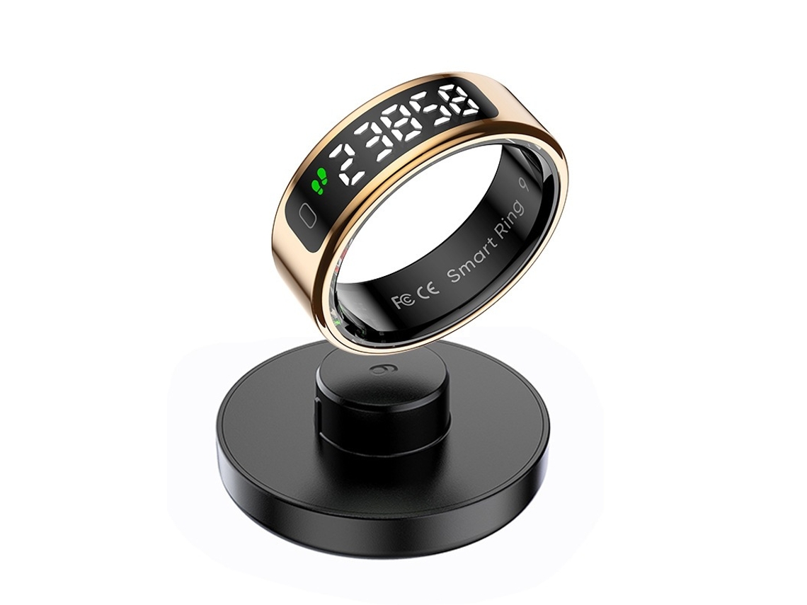 Anillo Inteligente - Monitor De Salud Para Ejercicio, Sueño Y Control De Frecuencia Cardíaca, Color Oro (9)