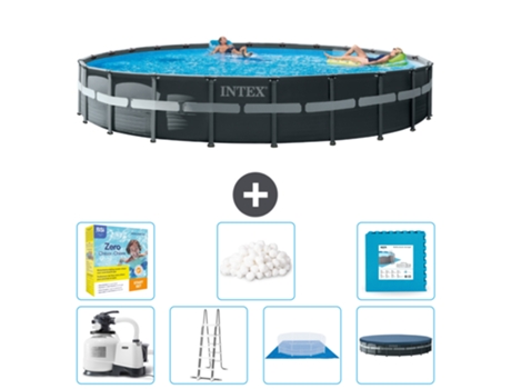 Piscina Tubular INTEX 26340GN-CB48 (47241 L - 732x132cm)