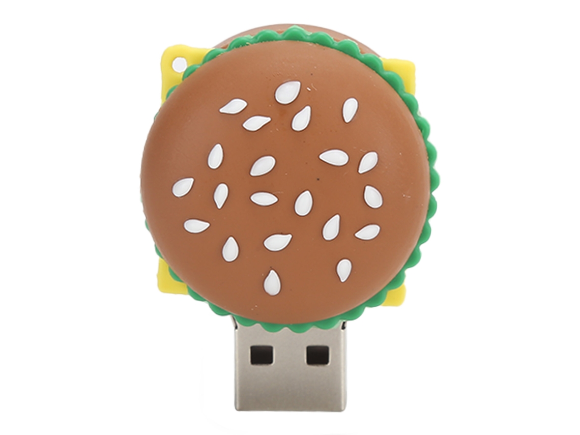 Memoria Usb De 16gb/32g/64g/128g Usb 2.0 En Forma De Hamburguesa, Caricatura 3d Para Ordenador Portátil