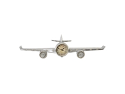Reloj Pared Metal Mdf Estanteria 102x22x26cm