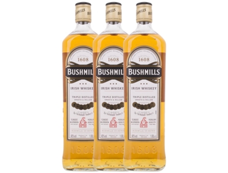 Whisky BUSHMILLS Blended Bushmills Original (1 L - 3 unidades)