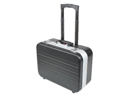 Carro/maletin abs/alum rigibox 46x21 h31 estructura abs. interior plastico rigido.