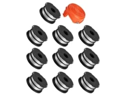 Carrete De Repuesto V2r 10 + 1 Tapa De Carrete Para Cortacésped Black Decker Gh750 P5t Gh710 Gh700, Df-0