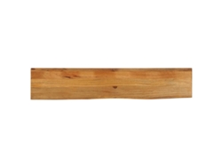 Tablero De Mesa Borde Natural Madera Maciza Mango 140x20x2,5 Cm