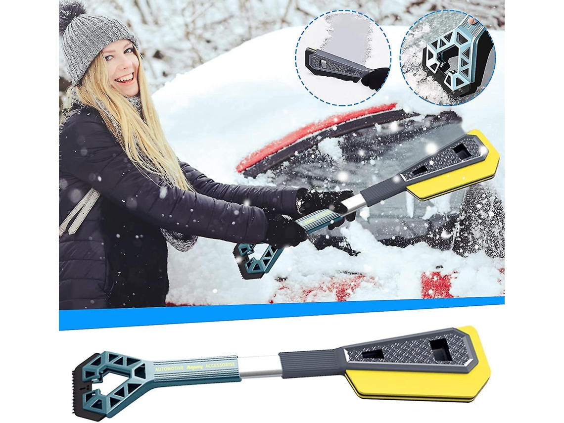 Omni-pala De Nieve Para Coche, Herramienta De Deshielo Y Limpieza De Nieve, Escobilla Y Rasqueta Para Invierno, Resistente Y Duradera Azul