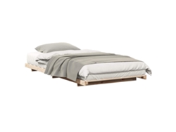Maison Exclusive - Estructura De Cama Marrón 100 X 220 Cm Madera Maciza De Pino