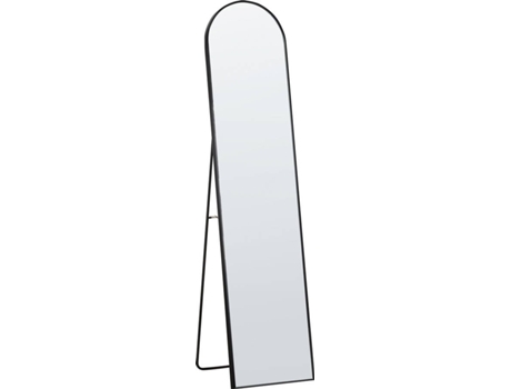 Espejo de pie BELIANI Bagnolet de Aluminio Negro 36x40x150