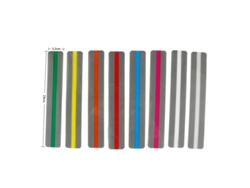 8 tiras de lectura/marcapáginas Multicolor