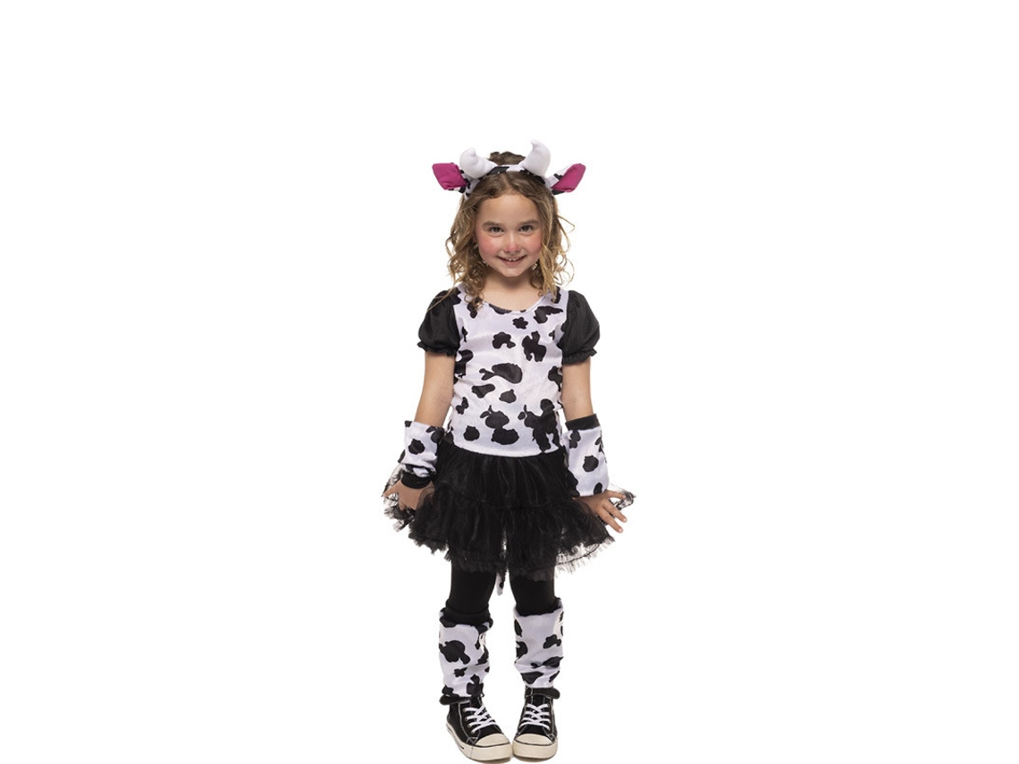 Disfraz de Niña RUBIE'S Vaca Manchada con Tutu (5-6 años)