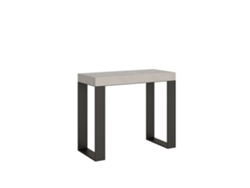 Mesa consola extensible 90x40/196 cm Tecno Small Premium Cashmere Itamoby