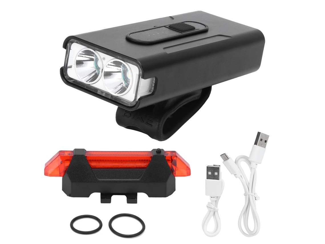 Yncm2026-luz Delantera Y Trasera Para Bicicleta Con Carga Usb, Linterna De Alta Luz Para Bicicletas, Coches Eléctricos, Exploración Al Aire Libre Y Camping
