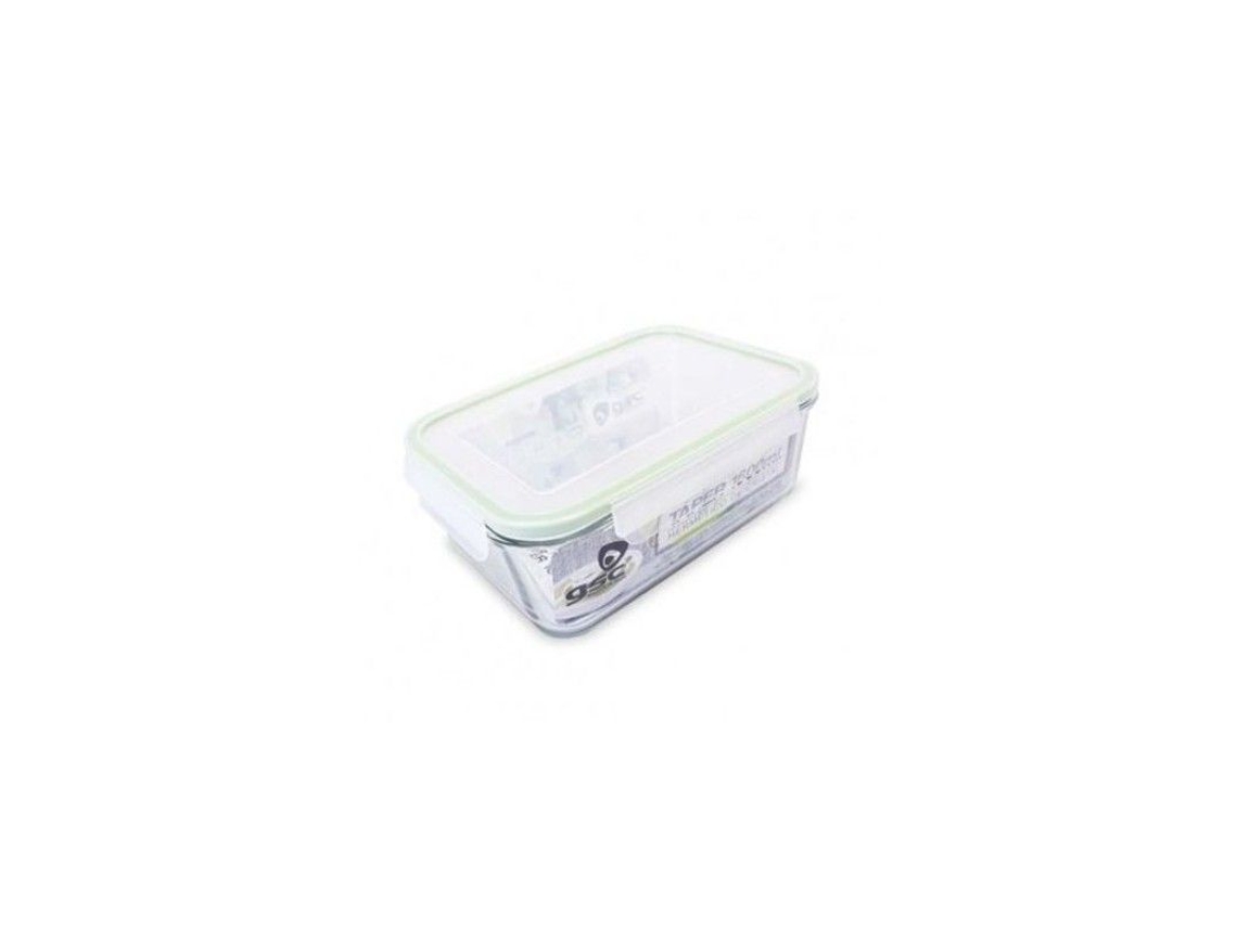 Taper Hermetico Rectangular Cristal 1600ml. Gsc 2703107