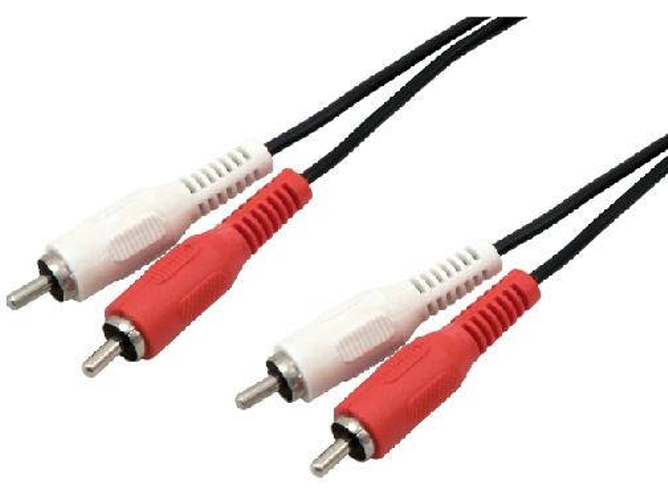 Cable Audio MCL (2 x RCA - 10 m - Negro)