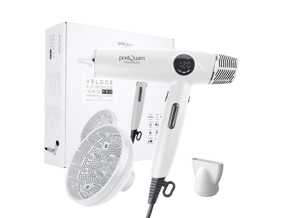 Secador Profesional Veloce Slim Bldc Ionic Pro 110.000 Rpm Postquam