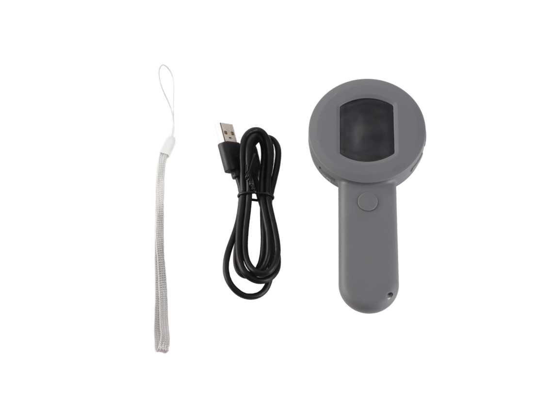 Lupa Digital Con Pantalla Ips De 2 Pulgadas, Dos Luces, Lupa Hd Portátil Recargable.