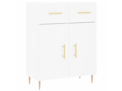 Maison Exclusive - Aparador De Madera De Ingeniería Blanco 69,5x34x90 Cm