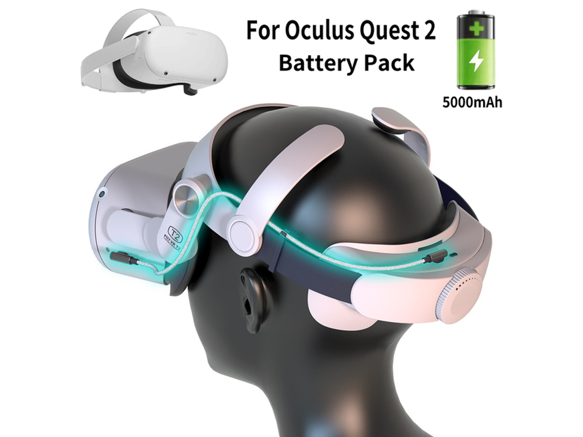 Kit de Bateria WEIMAI Upgrade T2 Elite Strap 5000mAh (Oculus Quest 2 VR)