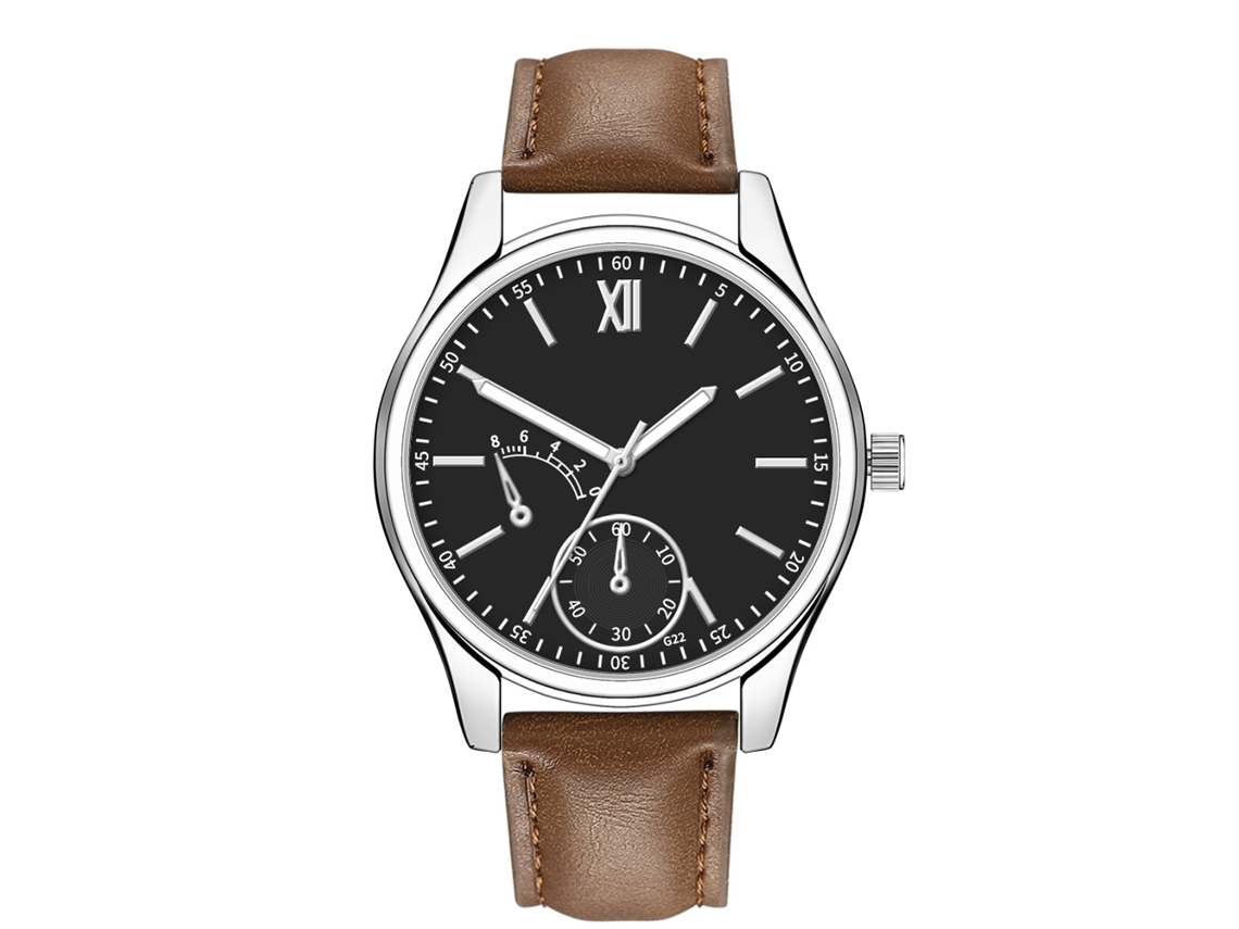 Reloj De Pulsera De Cuarzo Para Hombre, Estilo Clásico Y Casual, Regalo Decorativo.