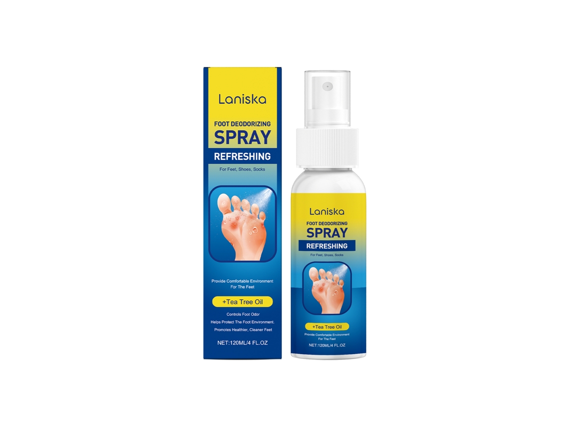 Spray portátil para el cuidado diario y suave de los pies