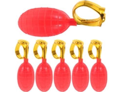 6 Anillos De Spray Rojos - Artículos Para Fiestas, Bromas, Cumpleaños