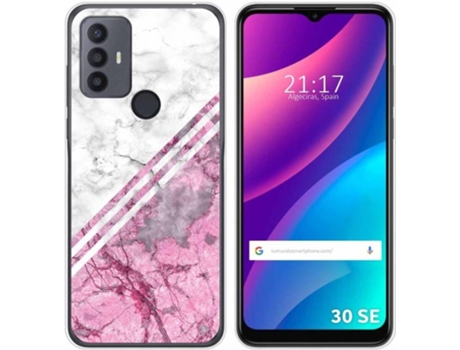 Carcasa para TCL 30 SE TUMUNDOSMARTPHONE Dibujos Mármol 03 Multicolor