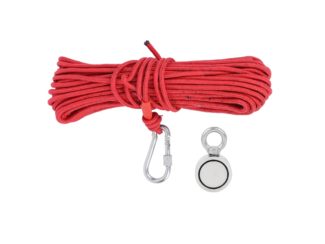 Imán De Rescate Profundo De Doble Cara, Anillo Simple, Carga Máxima 80 Kg (176 Lb) D48-3