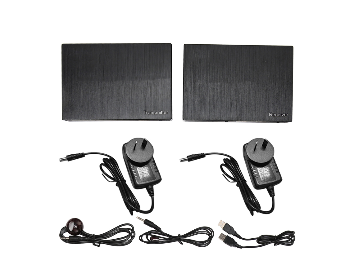 Extensor KVM USB con extensión IP y compatibilidad con IR
