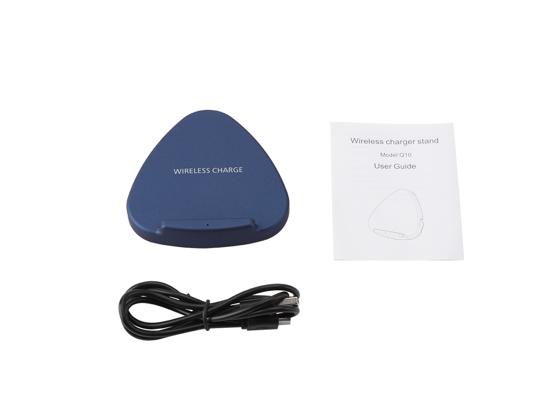 Base De Carga Inalámbrica Rápida Plegable Y Portátil Para Iphone/samsung Azul