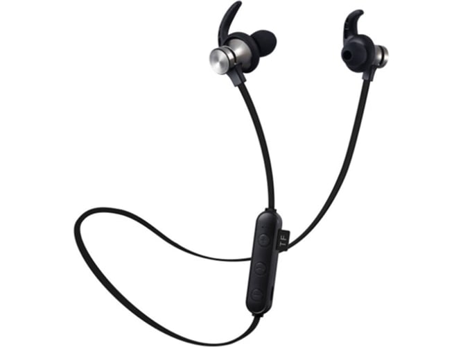 Auriculares Bluetooth WJS CT1125 (In Ear - Micrófono - Negro)