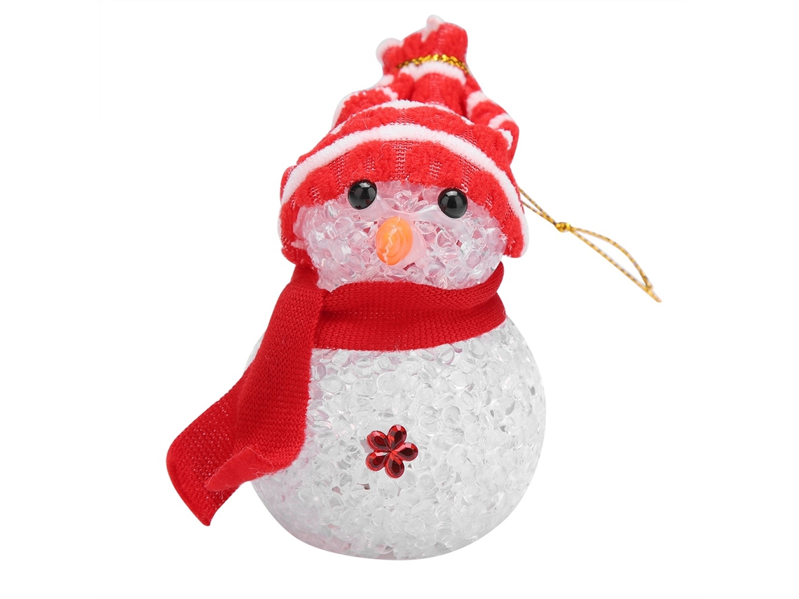 VYLARA Lâmpada LED Boneco de Neve Decoração de Natal 7 Cores Luz Noturna Operada por Bateria (1)