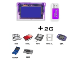 Adaptador De Tarjeta Sd/flash Para Gba, Gbm, Id, Nds, Nds-ndsl, Dispositivo De Copia De Seguridad De Juegos De 2 Gb